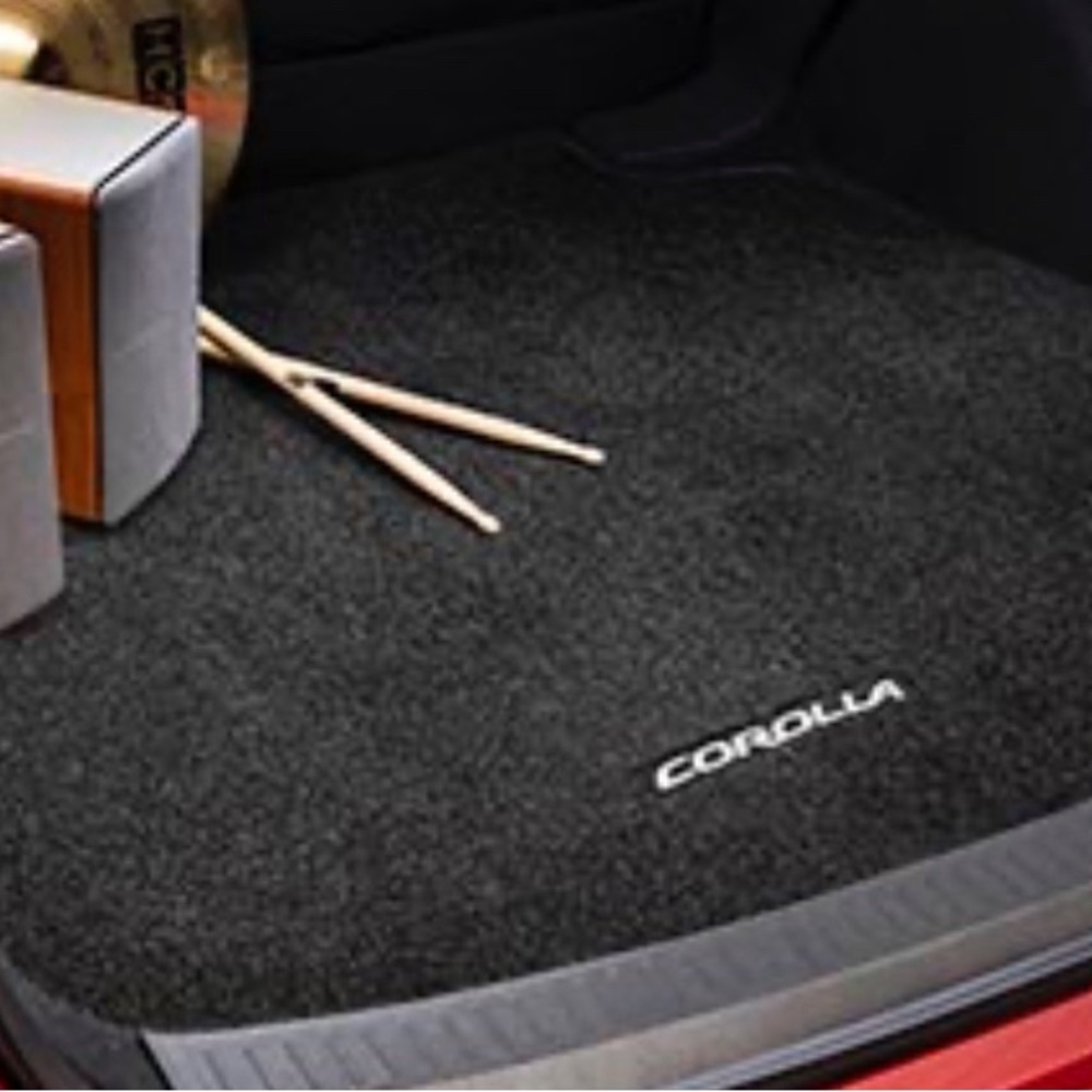 Carpet Trunk Mat - Black Toyota Carolla